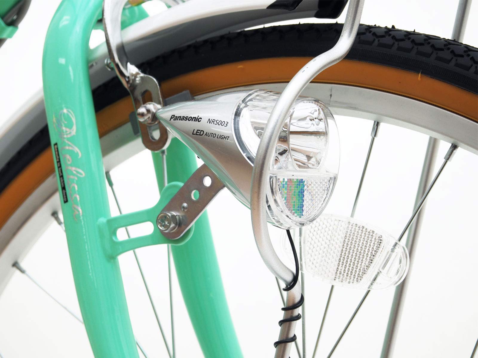 Amazon | 24インチ メリッサ 6段変速 LEDオートライト グリーン